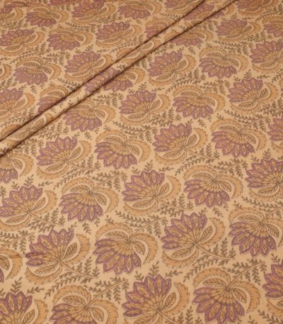 Authentic Bagru Handblock Printed Pure Soft Cotton Fabric