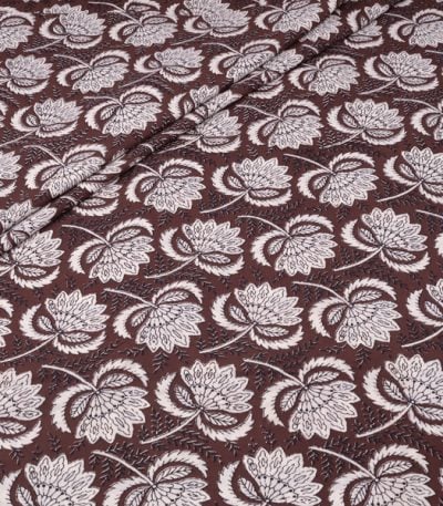 Authentic Bagru Handblock Printed Pure Soft Cotton Fabric