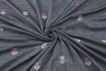 Jamdani Flowy 100% Pure Soft Cotton Fabric