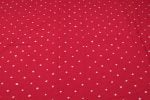 Red Fine Dot Bandhani Tie Dye 100% Pure Soft Cotton Fabric - Image 4