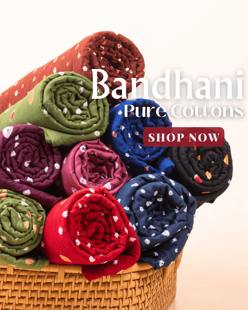 Bandhani Pure Cotton Fabrics