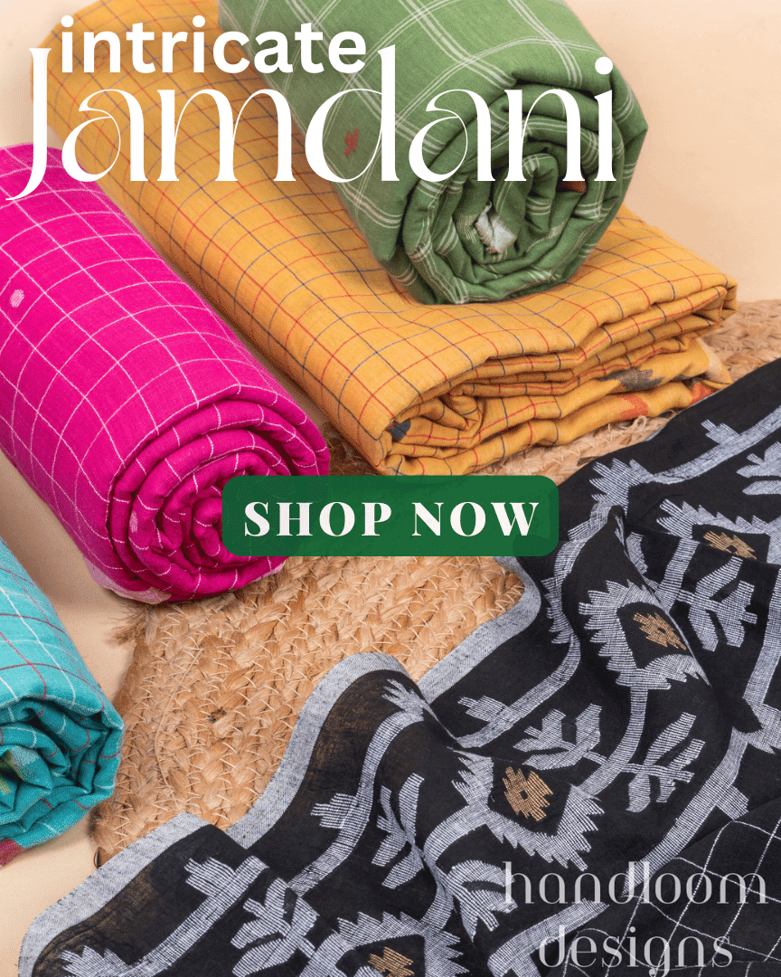 Jamdani Handloom Intricate Border