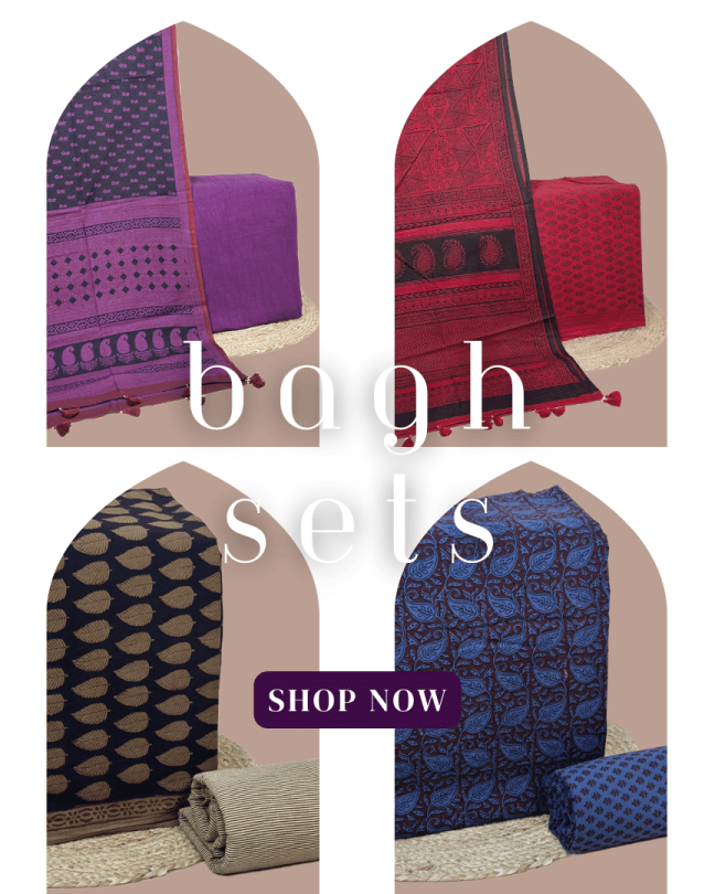 unstitched sets- bagh sets