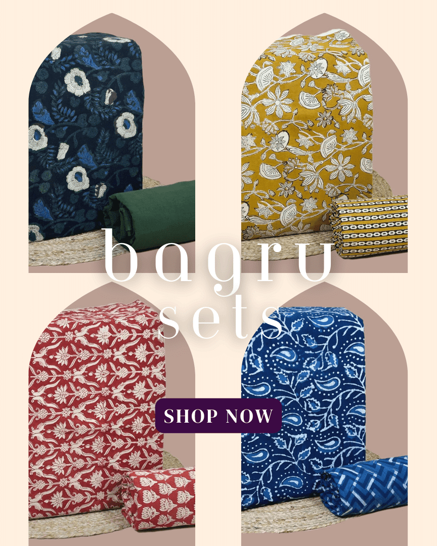unstitched sets- bagru sets
